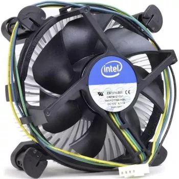 Intel E97378-001 Black – orinis procesoriaus aušintuvas