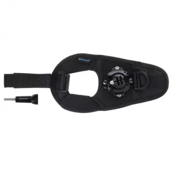 Puluz rankinis dirželis su laikikliu veiksmo kameroms 360° sukimas – suderinamas su GoPro HERO 7/6/5/4/3/2, SJCAM, Xiaomi