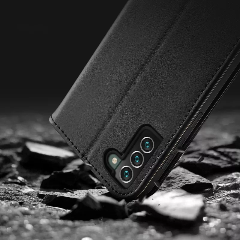 Dux Ducis Hivo odinis dėklas su atvartu Samsung Galaxy S22+ (S22 Plus) juodas