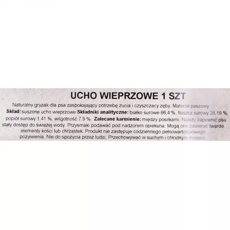 Kramtomas kiaulės ausies skanėstas šunims PETMEX Pork Ear 40 g