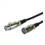 Microconnect XLRMF6 garso kabelis 6 m XLR (3 kontaktų) Juoda