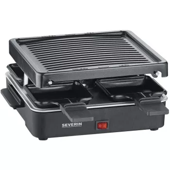 Severin Mini Raclette Grilis 4 Maži Nelimpantys Keptuvėliai 600 W