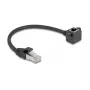 Tinklo kabelis DeLOCK 81040 RJ-45 Cat6 0,25 m Juoda