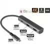 USB Type-C centrinis įrenginys Alcasa HUB-C002A 5000 Mbit/s HDMI USB 3.0
