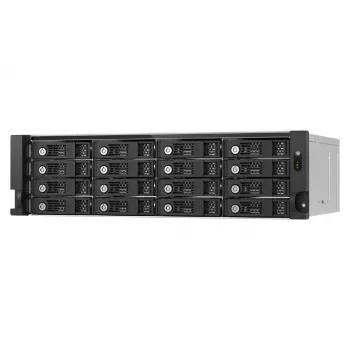 QNAP - TL-R1600PES-RP - Festplatten-Array - 16 Schächte (SATA-600 / SAS-3) SAS 12Gb/s (extern) Rack einbaufähig 2U