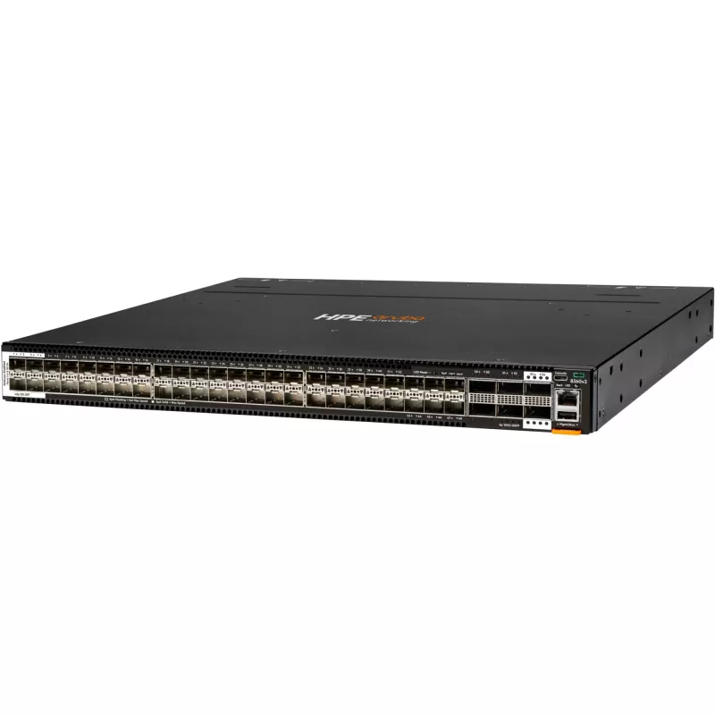 HPE Aruba CX 8360-48Y6C v2 – valdomas L3 tinklo jungiklis, 48 x 1/10/25 Gb SFP/SFP+/SFP28 + 4 x 10/25 Gb SFP+/SFP28 + 4 x 40/100 Gb QSFP+/QSFP28