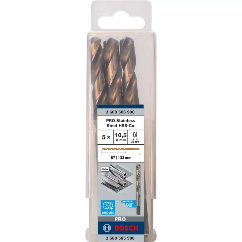 Gręžtų komplektas Bosch HSS Cobalt 2608585900 5 vnt.