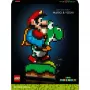 Konstruktorius LEGO Super Mario World Mario & Yoshi rinkinys 71438 – interaktyvios figūrėlės ir statomi žaidimo elementai