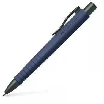 Tušinukas a.w. faber-castell 241189 — ištraukiamas su segtuku, mėlynas rašalas, ypač stambus antgalis, tamsiai mėlynas korpusas, 1 vnt