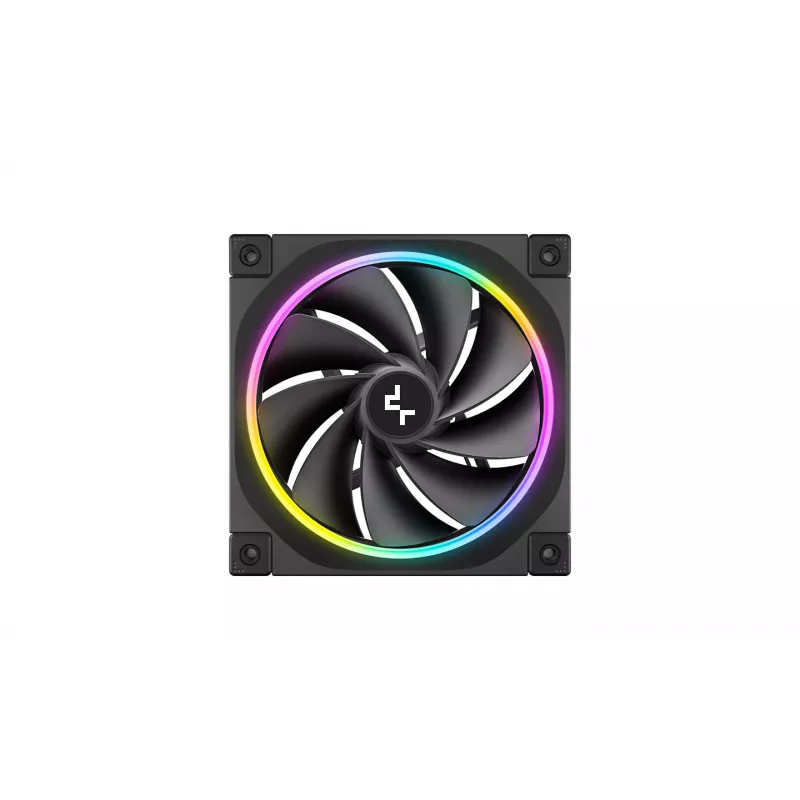 DeepCool FL12R 120mm ARGB korpuso ventiliatoriai 3 vnt. rinkinys juodi