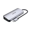 USB-C Hub Unitek D1122A01 su 2x HDMI 4K ir 100W maitinimo tiekimu