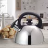 Virdulys Maestro MR1302 nerūdijantis plienas 2,5 L, tinkamas indukcinėms kaitlentėms, švilpuku, juoda rankena