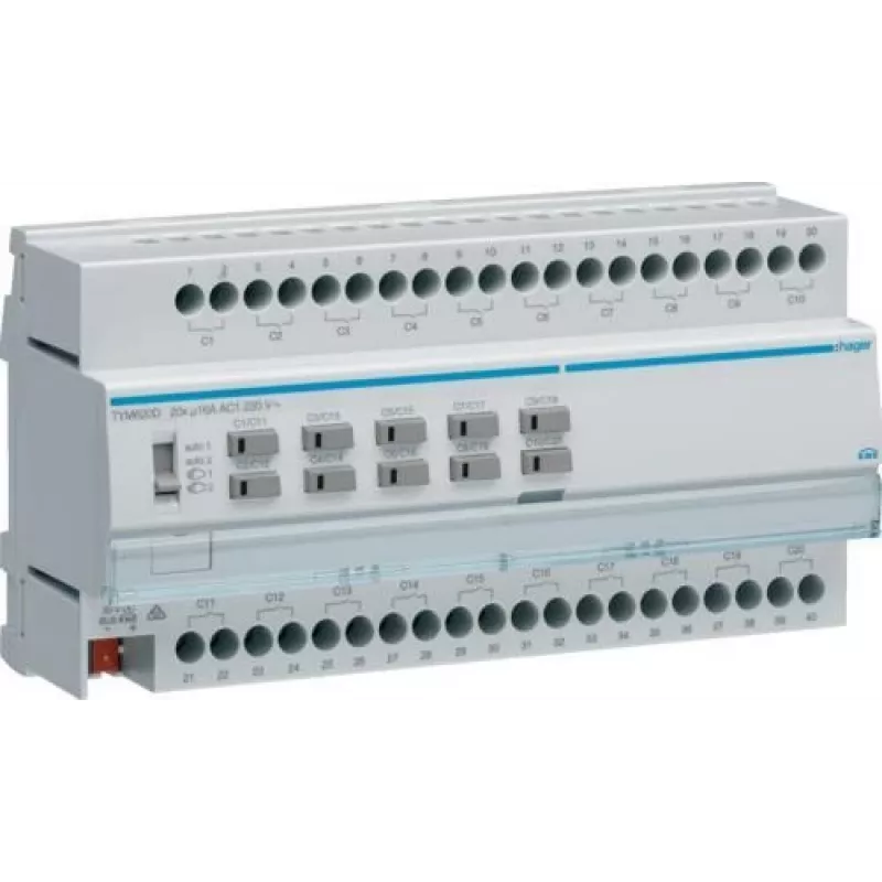 Hager TYM620D pilkas – KNX automatikos įrenginys