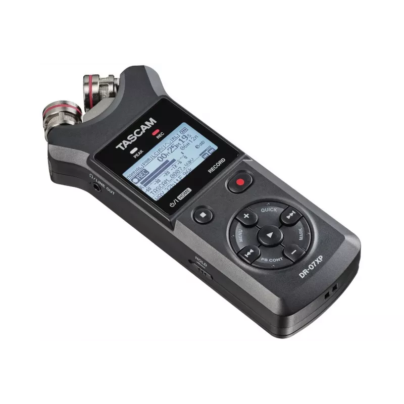 Tascam DR-07XP – nešiojamas skaitmeninis diktofonas su USB sąsaja
