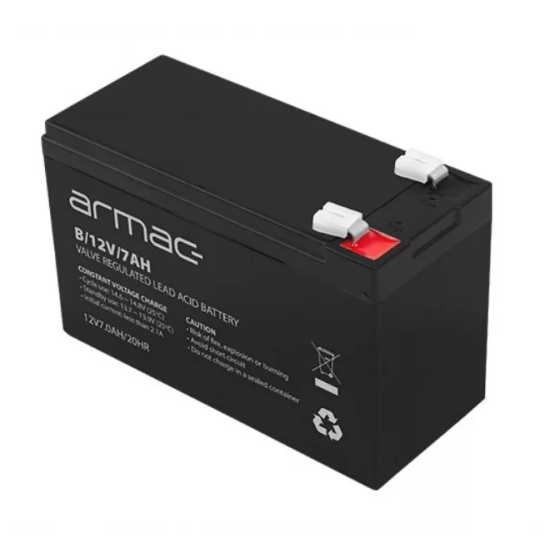 ARMAC B/12V/7AH UPS baterija – sandarus švino rūgšties akumuliatorius 12V 7Ah