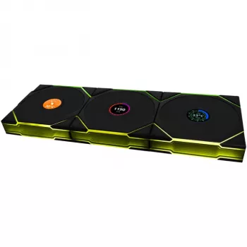 120mm ARGB PWM belaidis LCD korpuso ventiliatorius Lian Li UNI FAN TL su LCD ekranu