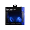Skullcandy Cassette belaidės ausinės ant ausų, mėlynos