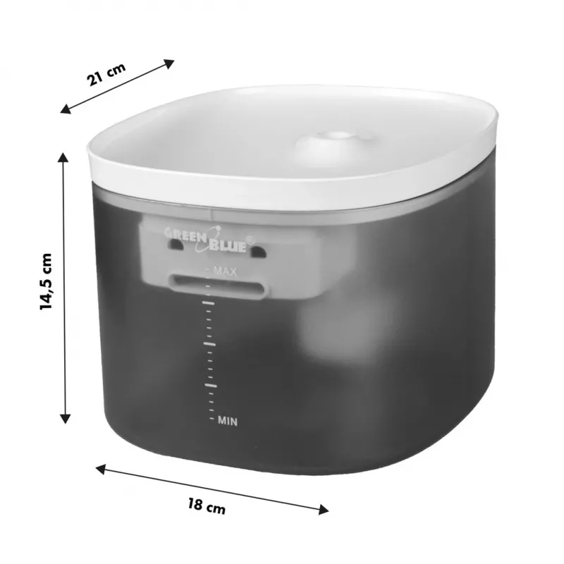 Automatinis gertuvė gyvūnams GreenBlue GB392, 2L talpa, be BPA