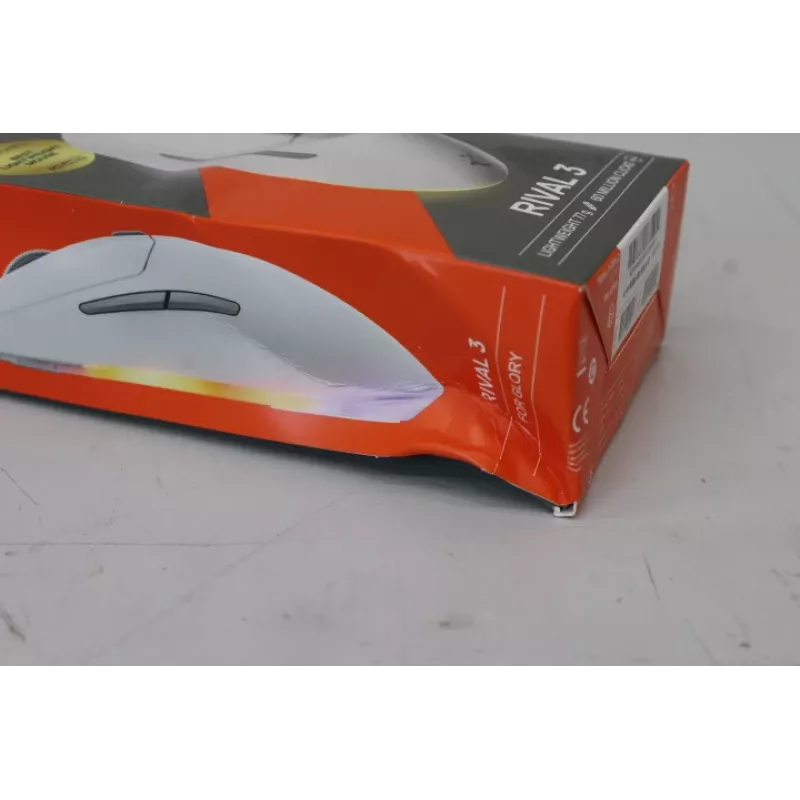 IŠPARDAVIMAS. Steelseries Rival 3 Gen 2 žaidimų pelė, balta | PAŽEISTA PAKUOTĖ