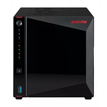 Asustor AS5404T NAS / saugojimo serveris Intel® Celeron® N5105 4 GB DDR4 0 TB ADM juodas
