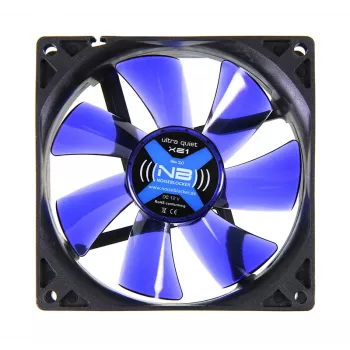Kompiuterio korpuso ventiliatorius NoiseBlocker BlackSilentFan XE1 92 mm, 1500 aps./min., 17 dB, 50 m³/h, 4 V, juodas