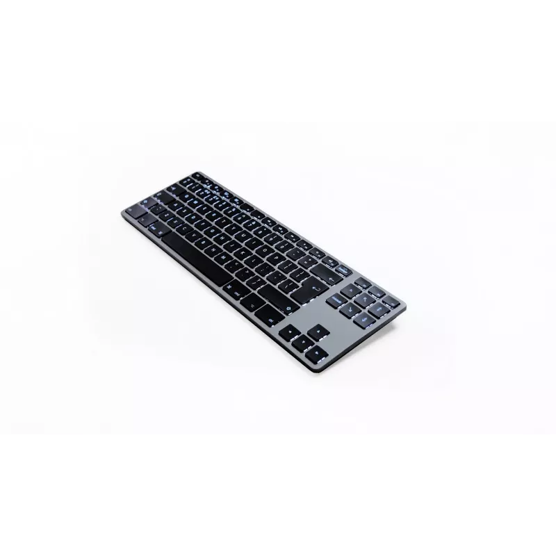 Aliumininė klaviatūra Mac Tenkeyless RGB Space Gray