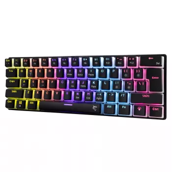 Mechaninė klaviatūra White Shark GK-2202 Ashiko 2 61 klavišų, juoda/mėlyna, US išdėstymas