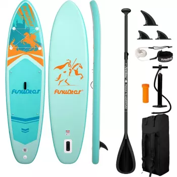 FunWater SUP paddleboard SUPFW70A (turkiozinė)