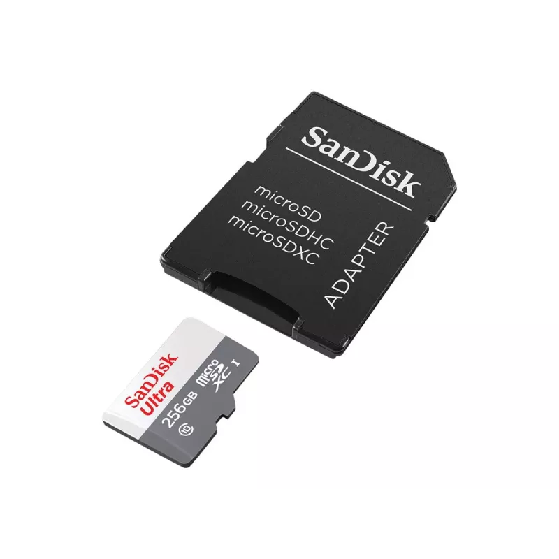 SanDisk 256 GB MicroSDXC UHS-I atminties kortelė SDSQUNR-256G-GN6TA