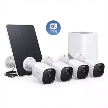 EUFY EufyCam E40 - Tinklo stebėjimo kamera - atspari orams / dulkėms / UV spinduliams / vandeniui - Spalvota (dieną/naktį)