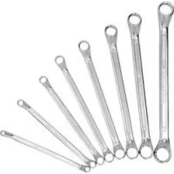 Veržliarakčių rinkinys KS Tools 512.0218 Competition Double Ring – metriniai dvipusiai žiediniai veržliarakčiai