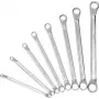 Veržliarakčių rinkinys KS Tools 512.0218 Competition Double Ring – metriniai dvipusiai žiediniai veržliarakčiai