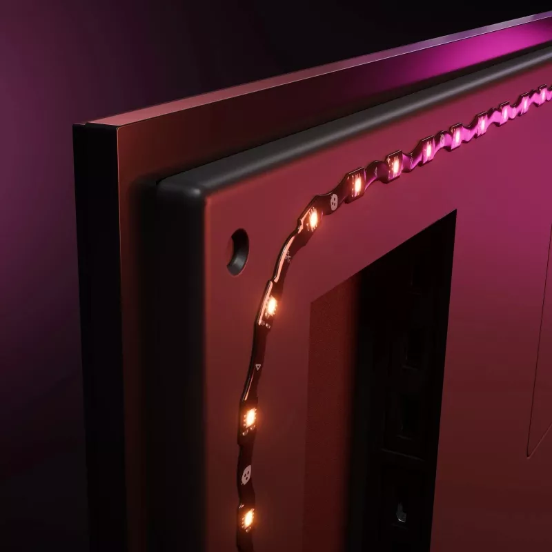 Nanoleaf 4D V2 TV Screen Mirror + Šviesos juostų rinkinys (televizoriui ir monitoriui iki 65 colių) | 24 W | Įvairiaspalvis RGB