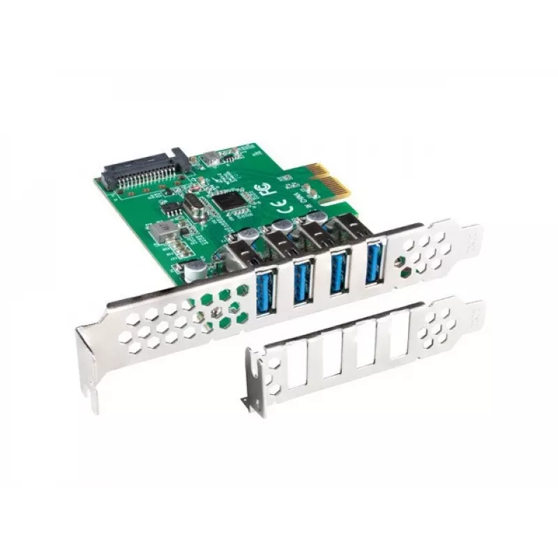 PCIe plėtimo plokštė Lanberg PCE-US3-004 su 4 USB 3.0 prievadais