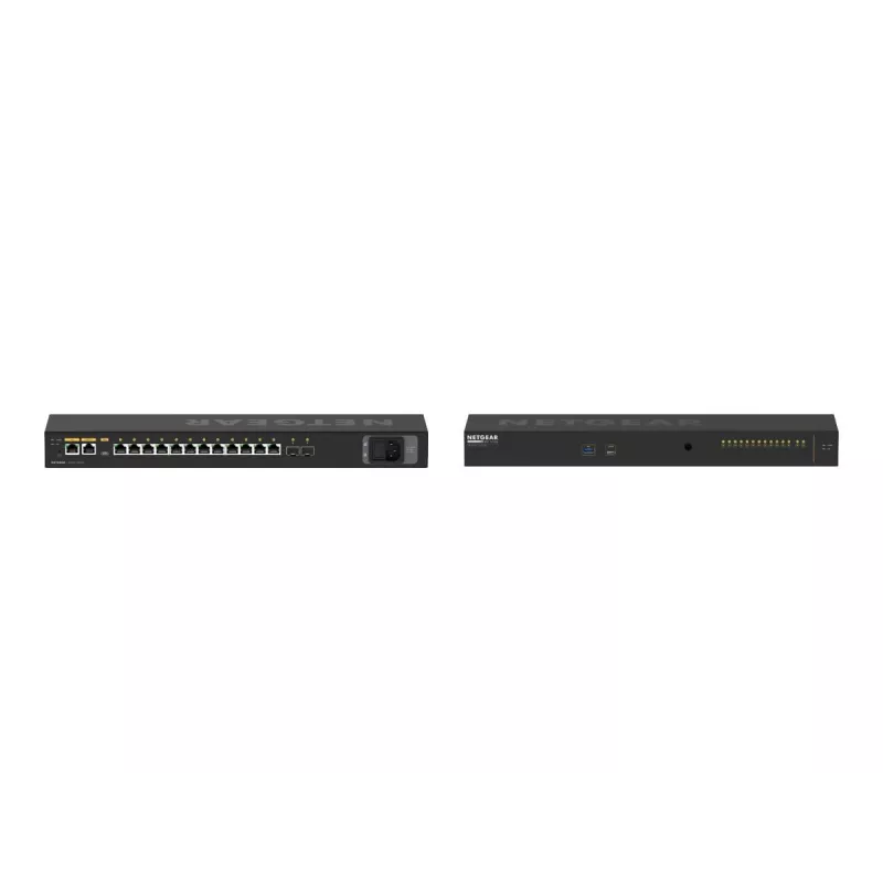 NETGEAR M4250-12M2XF valdomas L2/L3 2.5G eterneto jungiklis 1U juodas