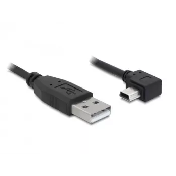 USB kabelis DeLOCK 82684 USB 2.0 5m USB A Mini-USB B juodas