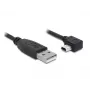 USB kabelis DeLOCK 82684 USB 2.0 5m USB A Mini-USB B juodas