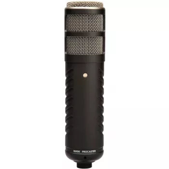 Studijinis dinaminis mikrofonas RØDE Procaster – laidinis, mini XLR (3 kontaktų), 75–18 000 Hz, 32 Ω, -56 dB, juodas, 695 g