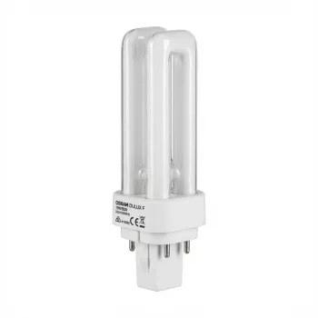 Kompaktiška liuminescencinė lempa Osram DULUX F24 EM V 12W 840 2G10, 12 W, 4000 K, 1500 lm, 2G10 pagrindas