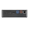 Shuttle XPC Nano PC NC40U, Intel Celeron 7305U, 1x HDMI, 1x DP, 1x USB-C/DP, 6x USB3.2, 1x 2,5 colio vieta, 2x M.2, 1x LAN, RAID, 24/7 nuolatinis darbas, su VESA ir stovu