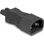 DeLOCK maitinimo adapteris IEC 60320 - C14 į C7 lizdą 2,5 A juodas