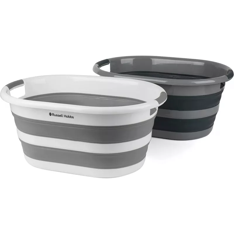 Sulankstoma skalbinių krepšė Russell Hobbs LA053879GRYFEU7 27L pilka
