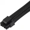 SilverStone SST-PP07E-EPS8B juodas pailginimo kabelis EPS 8 kontaktų – EPS/ATX 4+4 kontaktų, 30 cm