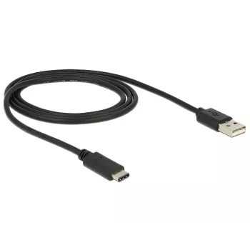 USB laidas DeLOCK 83600 USB 2.0 1 m USB-C USB-A juodas