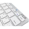 Belaidė klaviatūra Inca IBK-569BT Bluetooth 78 klavišų Metalinė sidabrinė