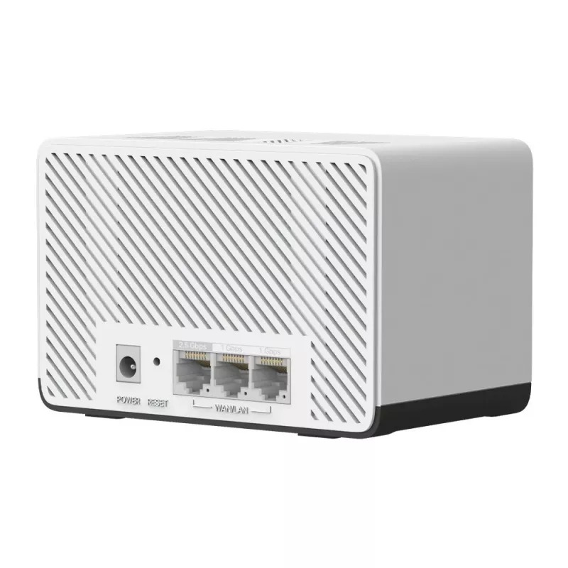 MERCUSYS Halo H27BE (3 vnt.) belaidis tinklo rinkinys, Wi‑Fi 6, dvejopos juostos 2,4/5 GHz, 3568 Mb/s, 3 LAN prievadai, vidinės antenos, baltas