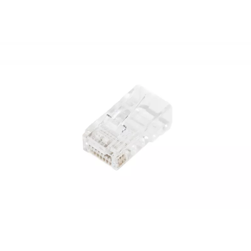 DIGITUS RJ45 modulinis kištukas (8P8C) su praėjimu, CAT 5e, neekranuotas, AWG 26-24, 100 vnt. (X-ML-5U-EZ)