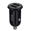 Automobilinis įkroviklis Baseus Gain Pro Universal Black — 2× USB 2.0, 2.4 A vienam prievadui, įėjimas 12–24 V, 5 V išėjimas
