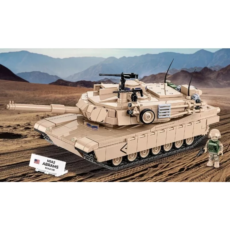 Konstruktorius Cobi M1A2 Abrams 1025 dalių modelis COBI-2632