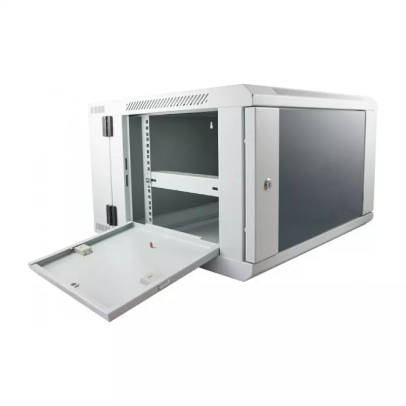 Serverinis spintos stovas ALLNET SMB6606 pilka, 23 kg, kompaktiškas tinklo/serverių korpusas